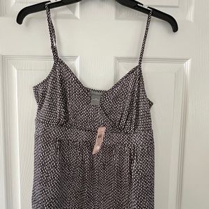 Black and white, Adjustable strap tank top
